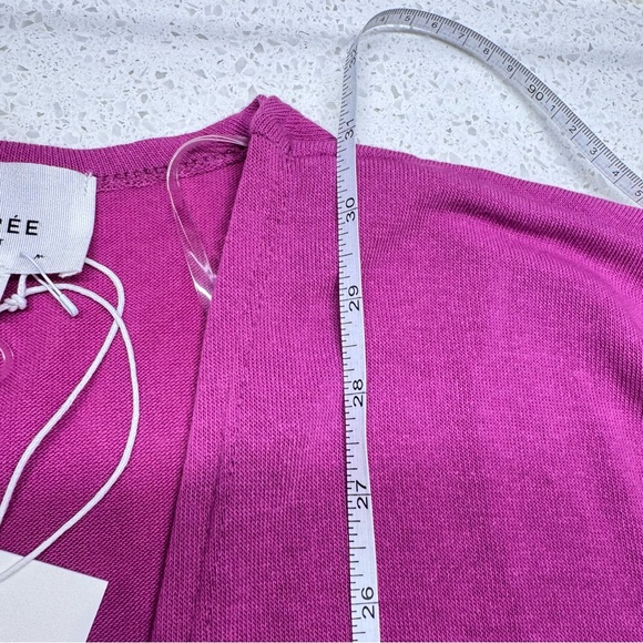 Andrée Fuchsia Open Front Cardigan NWT - Picture 6 of 8